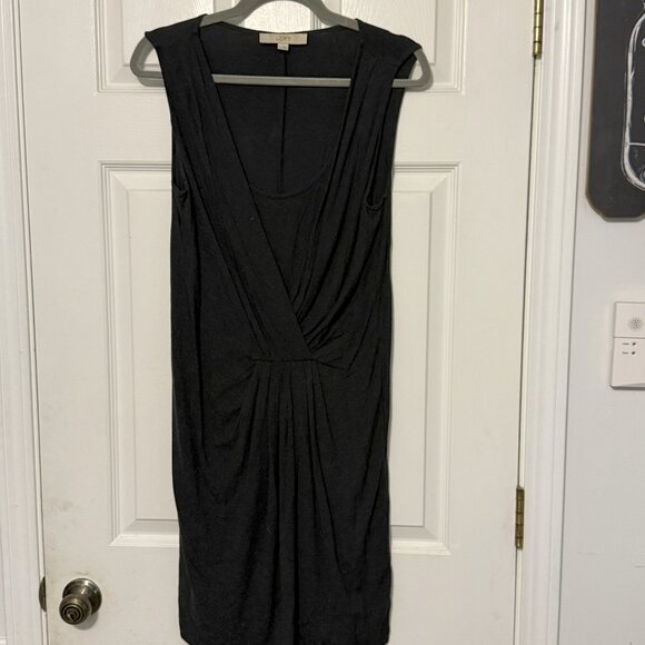 LOFT Womens Tshirt Dress | Charcoal Black | Size Small - Picture 1 of 4